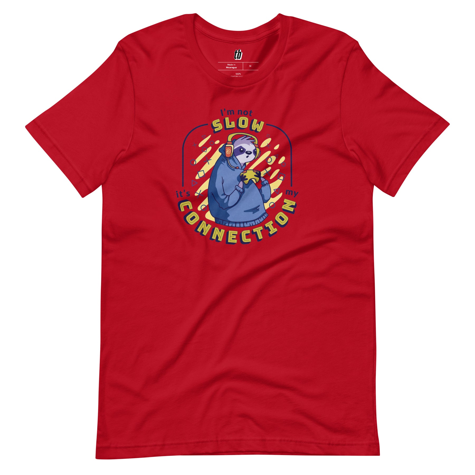 Sloth Gamer T-Shirt - Teebop
