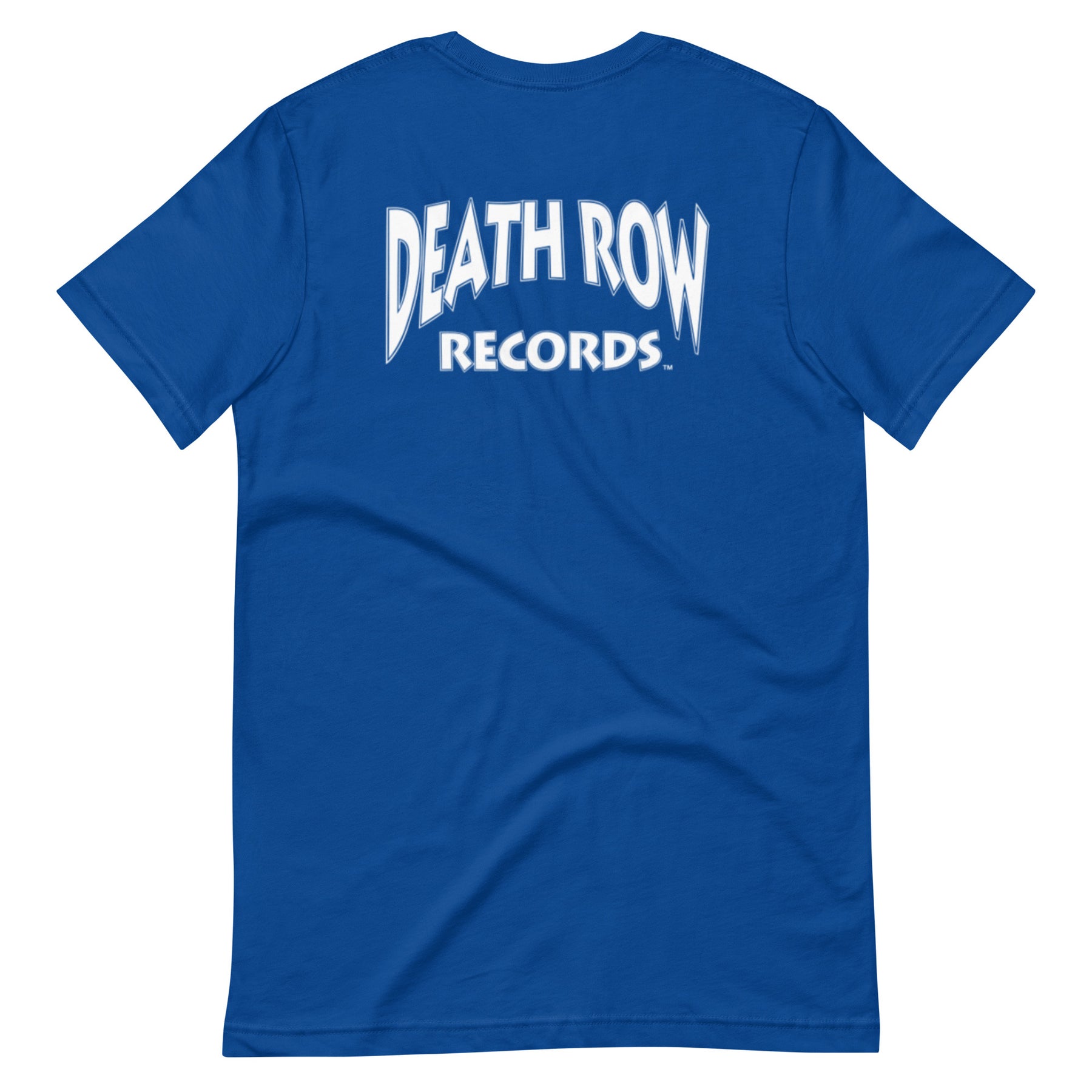Death Row Records Back Print T-Shirt White Logo - Teebop