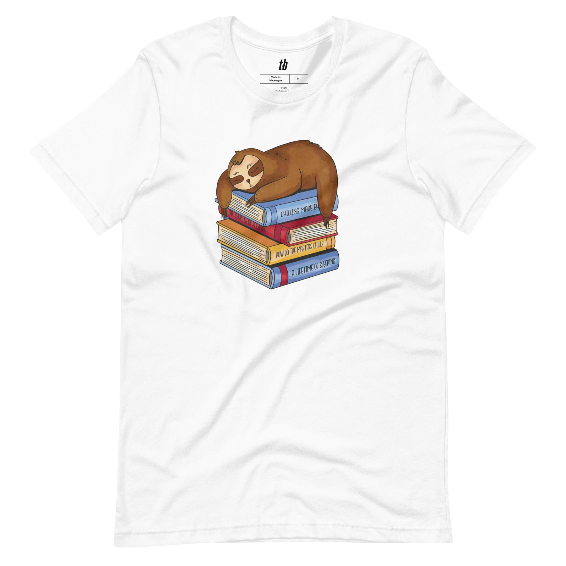 Library Sloth T-Shirt - Teebop