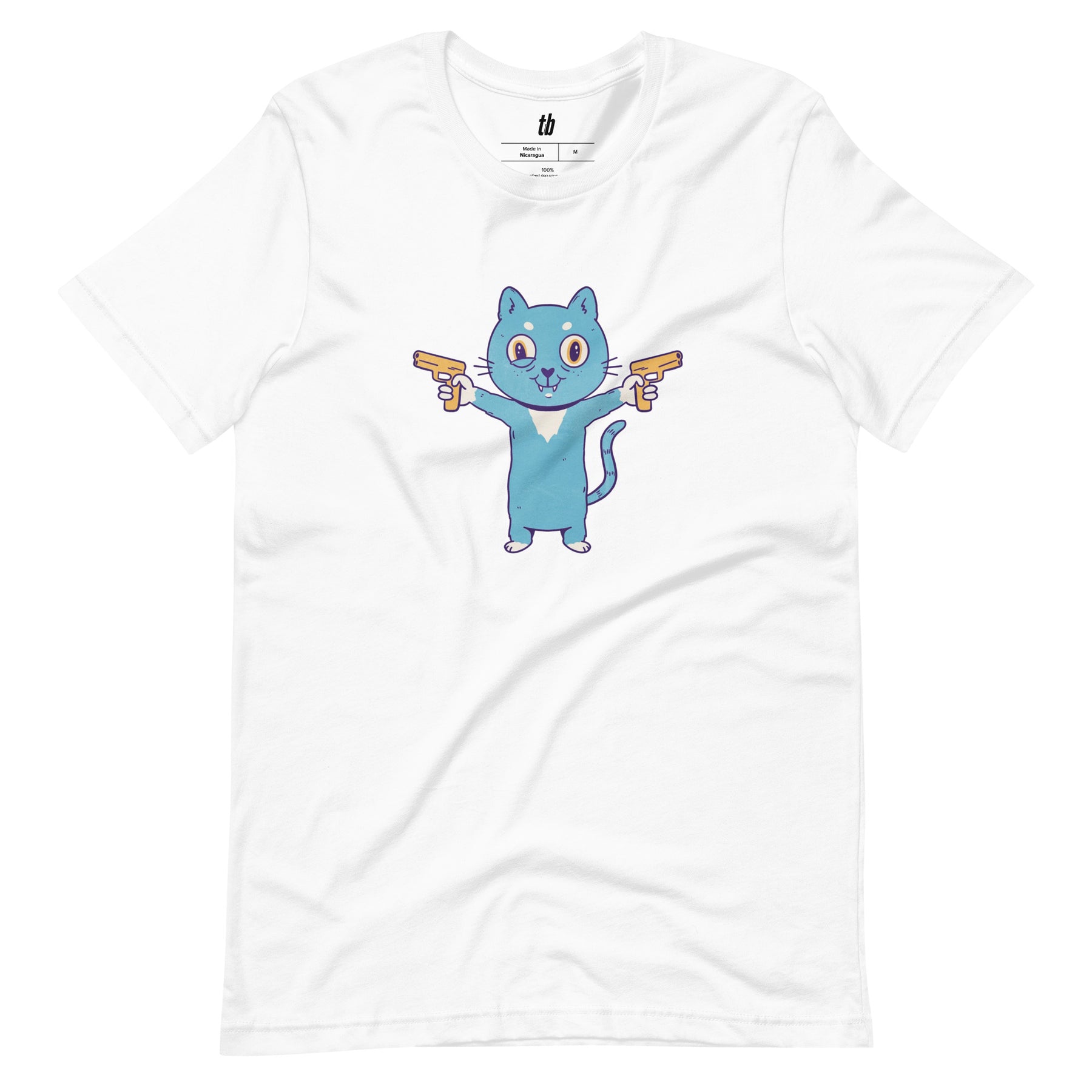 Hold Up Cat T-Shirt - Teebop